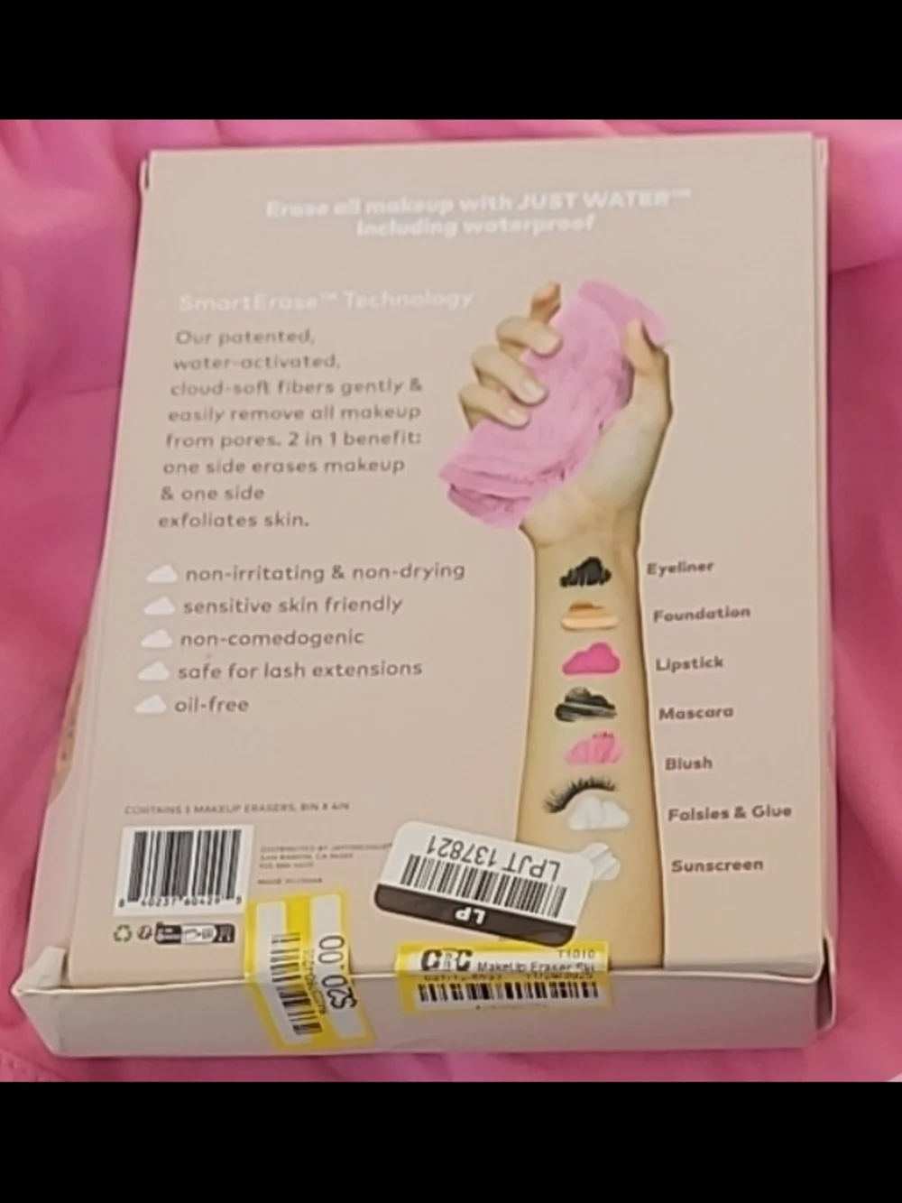 Damaged Box MakeUp Eraser Mini Pro  - Mint, Pink, Lavender, Cream, Light Blue